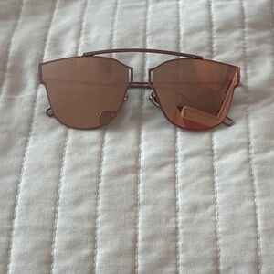 Rose Mirrored Sunglasses